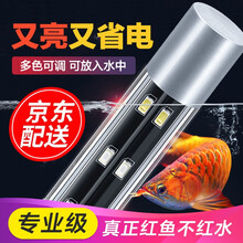 sobo/松宝鱼缸灯led灯防水照明灯水草灯草缸灯鱼缸照明灯潜水灯赏鱼灯管鹦鹉鱼灯防水鱼缸 D-218 双排灯珠【 灯长21cm 】