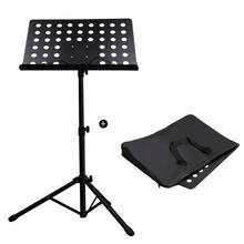 谱架 便携式包折叠古筝琴架子鼓吉他大小提琴阅乐谱桌面家用 谱台 大谱台+便携包