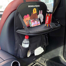 车载小桌板汽车桌子后座可折叠桌餐桌后排车内汽车后宝宝车用饭桌 LINE一家