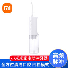 小米米家电动冲牙器洗牙便携式洗牙器牙齿结石水牙线家用口腔清洁 米家电动冲牙器 白色 普通快递