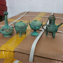 【曲美思】仿青铜器鼎 古董古玩老货包老桨到代 青铜豆 铜酒壶处理（1个价随机发）