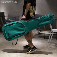 MOONWALK琴包 简约系列电吉他包电贝司包电贝斯加厚防水防摔琴包40寸41寸民谣木吉他包沐恩琴包 电吉他款 雀蓝色
