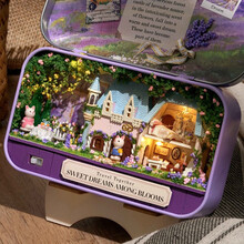 我屋diy小屋花间甜梦手工制作模型智趣屋创意玩具3D立体拼图送男女朋友闺蜜老婆盒子剧场七夕情人节生日礼品