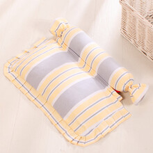 颈椎枕头修复颈椎专用荞麦枕护颈枕单人脊椎矫正病人保健枕芯 银色