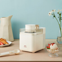 小米日本bruno冰淇淋机家用小型自动制作水果酸奶儿童冰激凌机雪糕机ObOWAIObOWAI 香草白