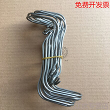 温室大棚配件园艺骨架蔬菜大棚压顶簧顶弹簧卡簧钢丝夹卡扣 100个 25mm*25mm管热镀锌3.3粗