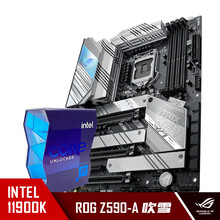 华硕ROG STRIX Z590-A GAMING WIFI吹雪主板+英特尔(intel) i9-11900K酷睿CPU处理器 板U套装 CPU主板套装
