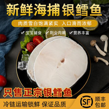 【顺丰速运】银鳕鱼 银鳕鱼 银鳕鱼辅食鳕鱼中段100克 珍鲁赤尔 500克装(分享装) 银鳕鱼