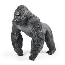 RECUR  儿童仿真动物玩具软胶超大号大猩猩模型金刚玩具摆件 山地大猩猩（R7132W）