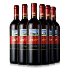 新疆国产红酒新天（SUNTIME）天山干红赤霞珠生态产区葡萄酒整箱6支750ml