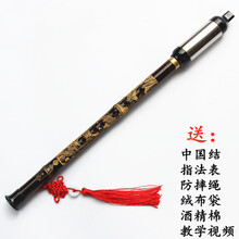 杉贝 SHANBEI 巴乌降音准型初学练习厂家直销抖音同款 G调紫竹巴乌+盒+教材+