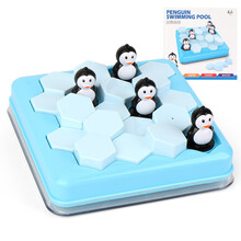 益智烧脑企鹅过关游戏企鹅平衡亲子互动桌面游戏礼物赠品玩具 企鹅游泳池