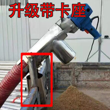 吸粮机吸粮机小型家用大吸力车载抽粮机软管谷粮食输送机绞龙螺旋输送机 总长5米加厚牛筋管+卡座 220v铜芯电机整台