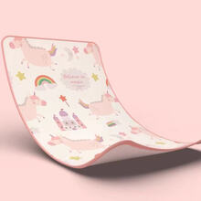 迪士尼（Disney）夏季婴儿隔尿垫凉席清凉冰丝透气吸汗宝宝们幼儿园床上防水垫 升级防水防滑款-粉色城堡 100x56cm