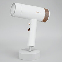 拜尔吹风机家用宿舍学生电吹风负离子护发大小功率吹风筒 送男女朋友礼物 白色