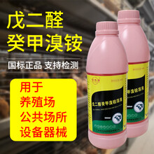 佰泰康兽用养殖场专用消毒液戊二醛癸甲溴铵溶液猪舍鸡鸭鹅牛羊养殖场消毒品 戊二醛癸甲溴铵消毒药 戊二醛癸甲溴铵1L