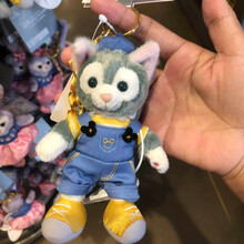 上海迪士尼国内星黛露兔背包挂饰钥匙圈钥匙扣毛绒公仔挂件 牛仔杰拉多尼挂件