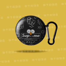 韵宁 华为Freebuds4耳机保护套华为4代蓝牙无线防摔耳机壳创意个性可爱潮牌卡通新款华为4耳机套 华为Freebuds4【黑底SUP芝麻街】IMD软