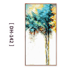 diy数字油彩画中国风手绘填色大尺寸油画手工填充事事如意柿子画绘画填充 DH-142 40*80cm(绷内框)  双份颜料+6支画笔+升