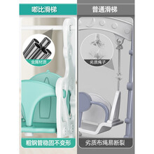 迪士尼商场同款 儿童滑滑梯室内家用婴儿小孩秋千滑梯组合小型宝宝玩具家庭乐园 旗舰特大伦敦之眼四合一【樱花粉-全加高扶手加长全封