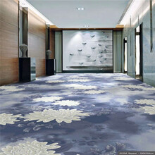 和居家 定制写字楼办公室尼龙印花地毯家用客厅卧室公司会议室大厅酒店走廊地毯商用大面积整卷工程满铺地毯 GRY450-12 1份=1个平方(4米宽*0.25米长)