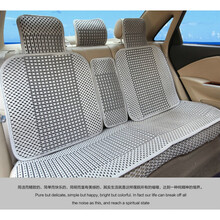 五菱荣光双排小卡座套四季单排货车坐垫长安星光s汽车座垫单个 后排3人银色