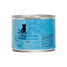 德国CATZ Finefood 精选精品鲜肉无谷主食猫罐头成幼猫湿粮 200g 13号鲱鱼和虾6罐