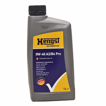 汉格斯特Hengst 加驰全合成机油0W-40 A3/B4 1L(适配大众奥迪奔驰宝马保时捷路虎捷豹柴油汽油发动机)