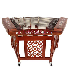 402扬琴乐器 红花梨木扬琴 初学 入门 五码十音 演奏杨琴厂家直发 花梨木喜鹊登梅