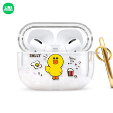 LINE FRIENDS 布朗熊AirPods透明保护套3C周边 莎莉 Airpods