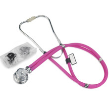 璟优克听诊器双管心肺呼吸科多功能听筒家用孕妇宝宝听胎心jy 02A-玫红色