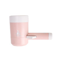 宠物洗脚杯狗狗洗脚神器猫咪洗脚杯狗狗洗脚杯中大型犬金毛洗脚器 白粉色