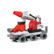 儿童拼装积木玩具幼儿园礼物小拼装小积木组装男孩女孩拼插兼容乐高城市警察军事积木玩具六一节礼物 利箭29片