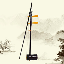 白龙吟 拉弦乐器  成人儿童初学 仿红木圆筒玩具二胡 装饰二胡 表演 圆筒二胡+尼龙弓+包包+