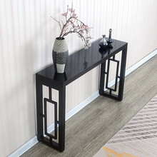 新中式玄关柜实木玄关台门厅入户装饰隔断桌香案条案玄关边桌 尺寸专拍 组装