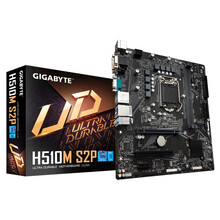 技嘉（GIGABYTE） H510 家用办公电脑台式机主板支持intel 10代或11代CPU H510M S2P