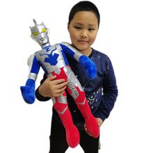 【儿童节礼物】蓝诗诺 新款泽塔奥特曼公仔银河毛绒玩具赛罗玩偶迪迦大号泰罗雷欧布娃娃男生盖亚欧布抱枕 泽塔奥特曼【70厘米】 均码