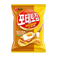 韩国进口NONG SHIM农心吐司鸡蛋味土豆薯片 休闲膨化小吃网红零食 53g