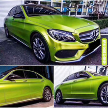 汽车改色膜电光金属黑武士战斗灰全车膜整车身贴膜哑光改装饰 电光柠檬绿 起亚K3智跑K5奕跑KX5索兰托K2焕驰福瑞迪