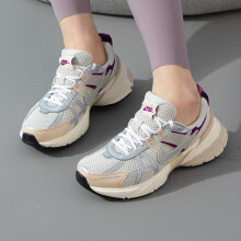 耐克（NIKE）运动鞋女鞋2025春季新款V2KRUN老爹鞋轻便休闲鞋透气舒适跑步鞋 HF4305-072浅灰白紫 37.5