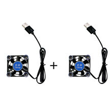 手机散热器降温退热神器塑胶冷却风扇贴苹果安卓通用手机吃鸡神器 黑色5CM2个线长1.5米优惠装