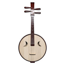 乐海 中阮乐器初学演奏钢品皇室贵族头饰山榆木徐阳阮族中阮DWZ1