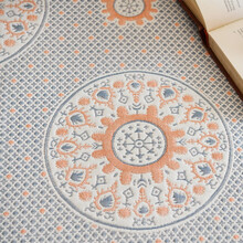 纱布棉新生婴幼儿纱布软凉席四季可用双面床单 太阳花 55*78cm（枕巾/迷你被）