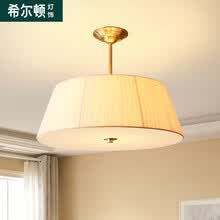希尔顿全铜美式吸顶吊灯书房灯卧室房间餐厅浪漫卧室灯吊灯灯具 【城市之光】4头 375-4D