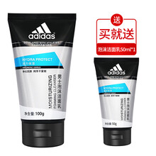【自营配送】阿迪达斯男士泡沫洁面膏乳100g控油抗黑头毛孔改善粗糙细致毛孔补水保湿男洗面奶 1瓶装