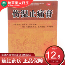 济世仁德 伤湿止痛膏10贴/盒 祛风湿活血止痛肌肉疼痛关节肿痛