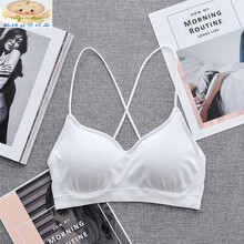 孕妇美背内衣 怀孕期纯棉舒适薄款潮妈抹裹胸聚拢防下垂哺乳文胸罩9 白色1件装 适合【90至145斤】