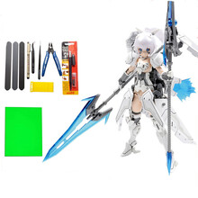 新品 机娘  PA红猫耳白姬摩托车塞巴F双子座囡囡机甲少女 双子座+夜光贴+工具