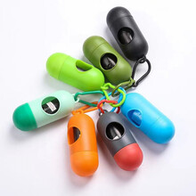 共度 铲屎官专用狗狗拾便袋一次性垃圾袋可降解捡屎袋子配分解器宠物外出用品 基础款胶囊分配器