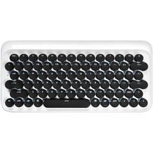 LOFREE 洛斐 DOT圆点蓝牙机械键盘 MAC办公笔记本无线手机键盘iPad青轴键盘 白色